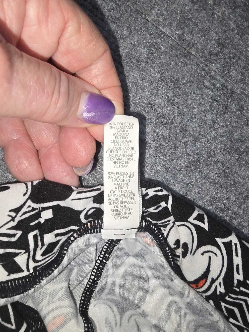 LuLaRoe Black and White Cartoon Character Leggings